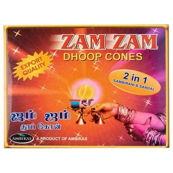 Zam Zam Dhoop Cones 2 in 1