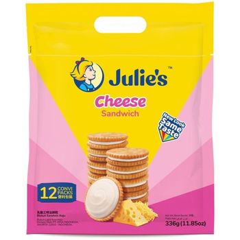 Julie's Cheese Sandwich Biscuit 336g