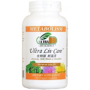 Ultra Life Science - Metabolism, Ultra Liver Care (60 veggie capsules)