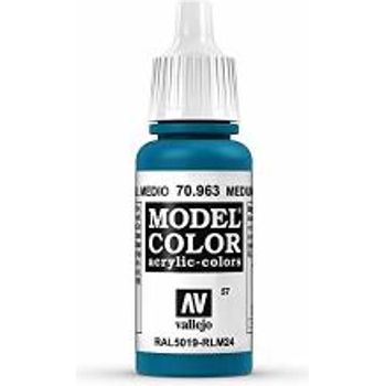Vallejo Medium Blue Paint 17ml