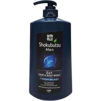 Shokubutsu Men 2 in 1 Hair And Body Wash Fresh Blast 850ml
