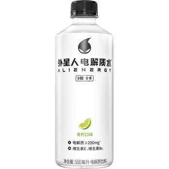 Genki Forest Electrolyte Drinks Lime Flavor Alienergy 500ml