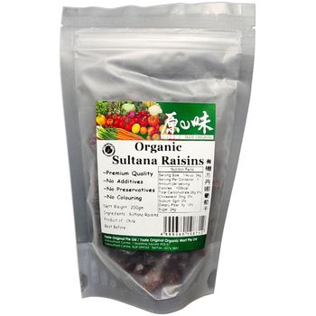 Taste Original - Organic Sultana Raisins 200g