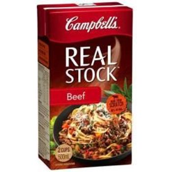 Campbells Real Stock Beef 500ml