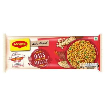 Maggi Nutri Licious Masala Oats Instant Noodles With Millet Magic 298g