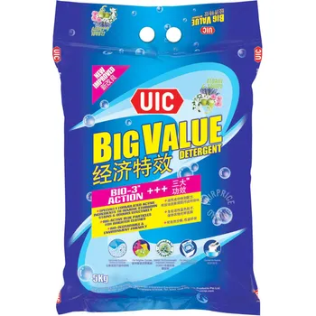 UIC Big Value Laundry Powder Detergent Regular Floral And Fruity 5kg