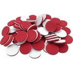 Teacher Created Resources Foam Counters Red And White 1 Inch Set Of 100
