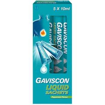 Gaviscon Peppermint Liquid Sachet 5S X 10ml