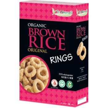 Yes Natural Organic Brown Rice Rings Original 40g