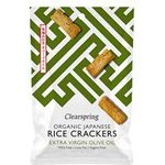 Clearspring Organic Extra Virgin Olive Oil Japanese Rice Crackers 50g