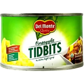 Del Monte Pineapple Tidbits Flat 227g