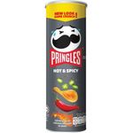 Pringles Potato Crisps Hot And Spicy 107g