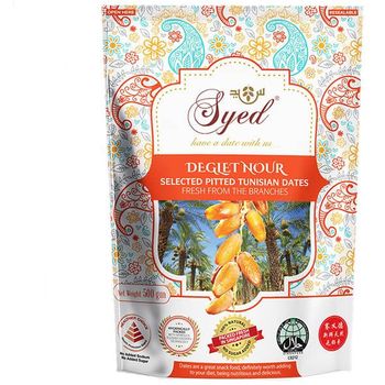 Anarkali Syed Deglet Nour Selected Pitted Tunisian Dates 500g