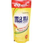 Mama Lemon Gold Dishwashing Liquid Refill Natural Lemon 600ml