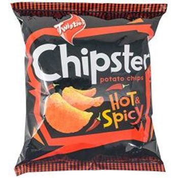 Twisties Chipster Potato Chips Hot Spicy 60g