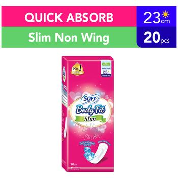 Sofy Body Fit Heavy Day Pads Non Wing 23cm
