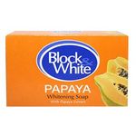 Block & White Soap Papaya Whitening 120g