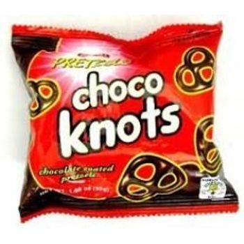 10 Packs Jack Jill Choco Knots Chocolate Covered Pretzels 28g Ea