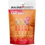 Jealous Sweets Peach Raspberry Mango Juicy Foams Sweets 1 X 125g Share Bag Vegan Gluten Dairy Free