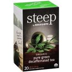 Bigelow Tea Steep Pure Green Dcf Organic 20 Ct