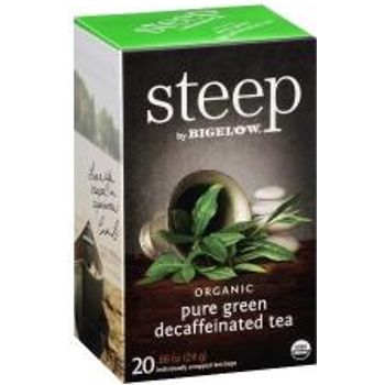 Bigelow Tea Steep Pure Green Dcf Organic 20 Ct