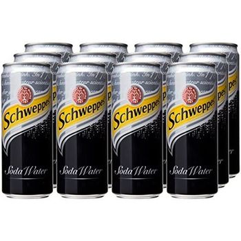 Schweppes Carbonated Drink Soda Water 320ml x 12