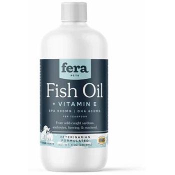Fera Pet Organics Dogs & Cats Fish Oil + Vitamin E 236ml