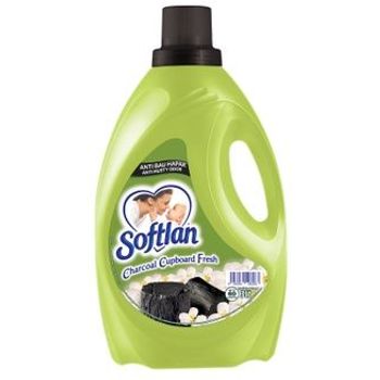 Softlan Anti Wrinkles Charcoal Cupboard Fresh Green Fabric Softener 3l