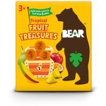 Bear Snacks - Fruit Treasures, Tropical Snack (5 x 20g)