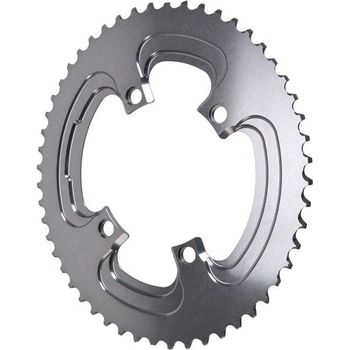 absoluteBLACK Chainring Oval 110/4BCD Winter 52T Grey