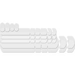 Lizard Skins Frame Kit Matte Clear MBPDS500