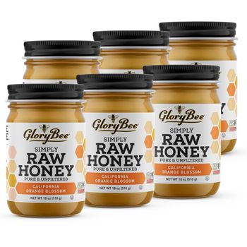 GloryBee Orange Blossom Raw California Honey 18oz