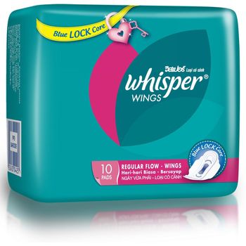 Whisper Wings Regular Flow Wings 10s 23cm