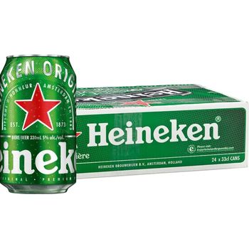 Heineken Pilsener Beer Slim Cans 24pcs 320ml