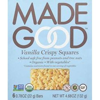 Made Good Crispy Squares Vanilla 4.68 Ounce