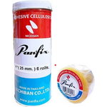 Panfix Self Adhesive Cellulose Tape, 12mm, 19mm, 25mm x 25yards 