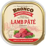 Bronco Lamb Pate Tray 100g
