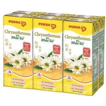 Pokka Chrysanthemum Tea Less Sugar 6pcs 250ml
