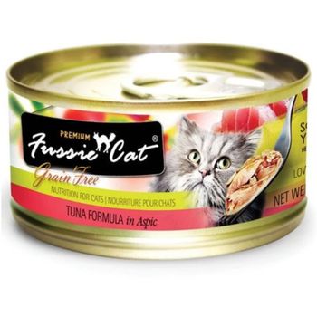 Fussie Cat Premium Tuna In Aspic Grain-free Wet Cat Food 80g