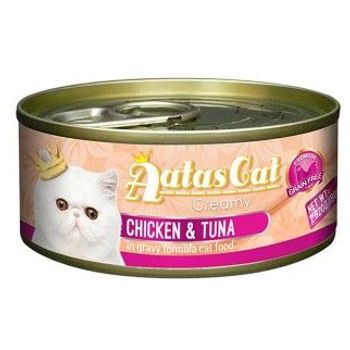 Aatas Cat Canned Food Creamy Chicken And Tuna 80g