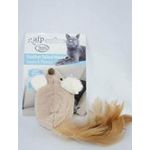 All For Paws Classic Comfort Feather Tailed Mouse Catnip Toy 0.77kg