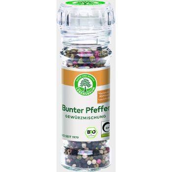 Lebensbaum Organic Rainbow Pepper Whole Spice Mill 45g