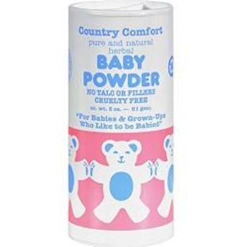 Country Comfort - Baby Skin Care, Baby Powder Pure & Natural Herbal (3oz)