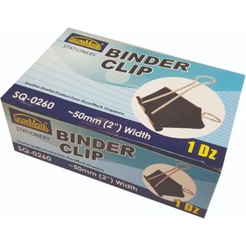 Suremark Binder Clip 51mm 12'S SQ-0260