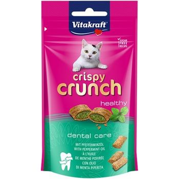 Vitakraft Cat Treat Crispy Crunch Healthy Peppermint For Dental Care 60g