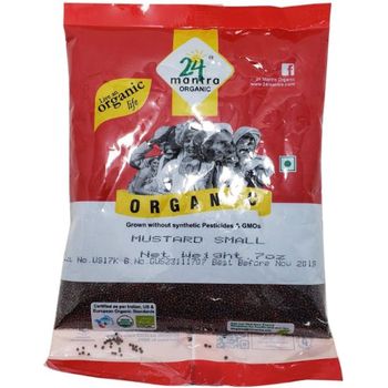 24 Mantra Organic Mustard Seeds big 100g