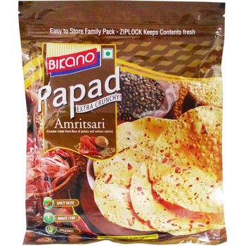 Bikano Papad Extra Crunchy Amritsari 200g