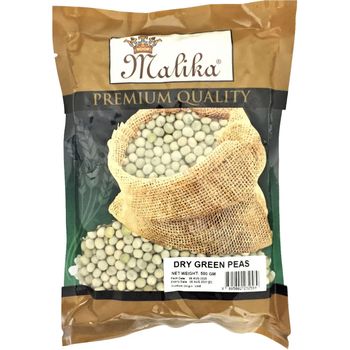 Malika Dry Green Peas 500g