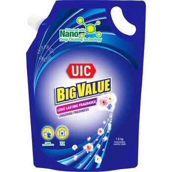 UIC Big Value Liquid Detergent Refill Floral