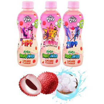 My Little Pony Fruit Juice with Nata De Coco Lychee 3pcs 320ml